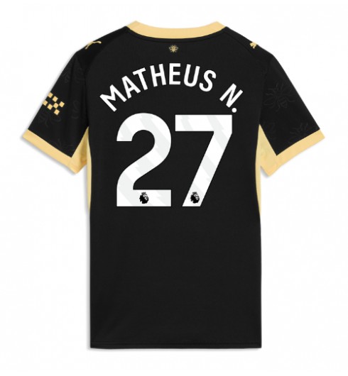 Manchester City Matheus Nunes #27 Vieraspaita Naisten 2026-27 Lyhythihainen Manchester City Matheus Nunes #27 Vieraspaita Naisten 2026-27 Lyhythihainen
